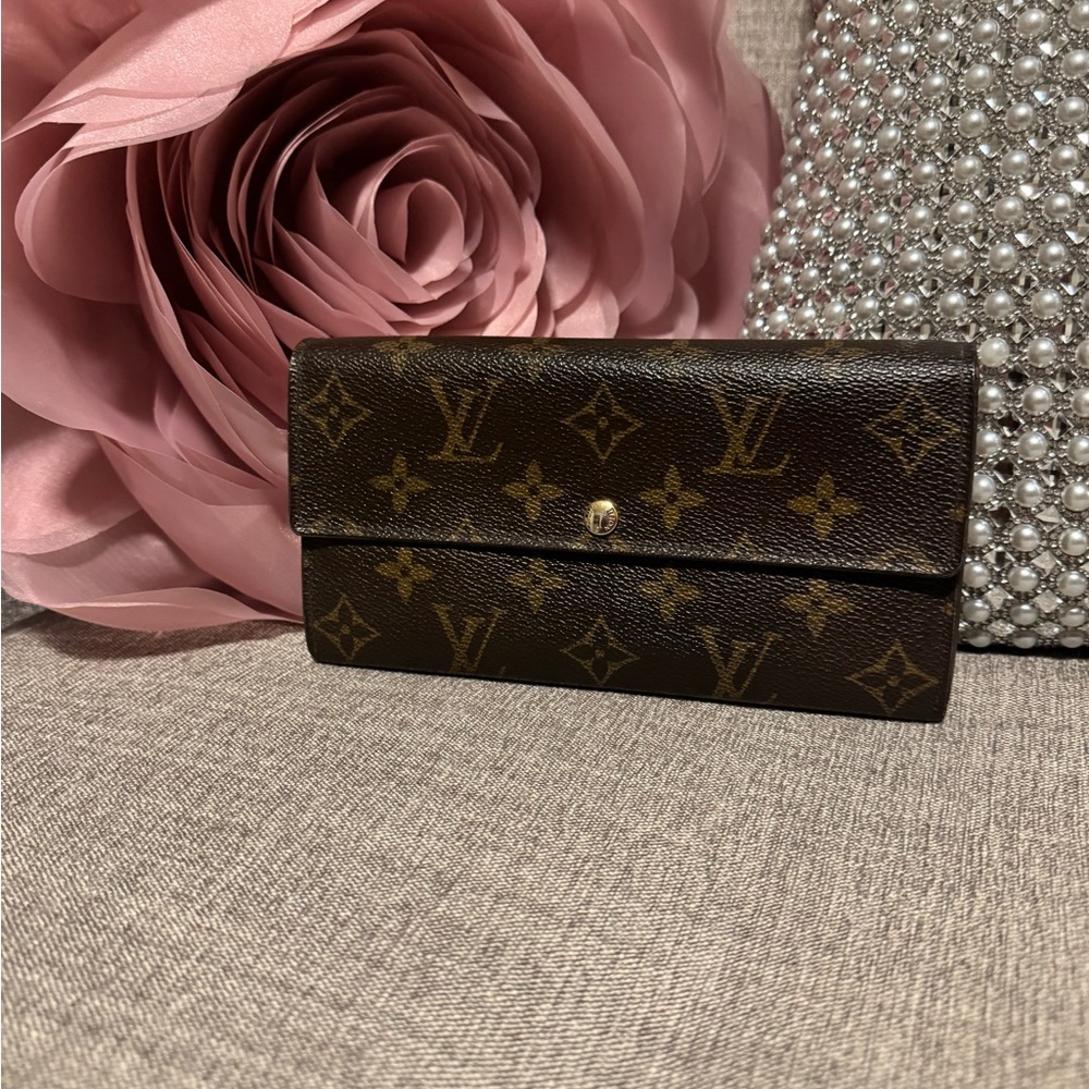 Louis Vuitton Dark Brown Monogram Wallet